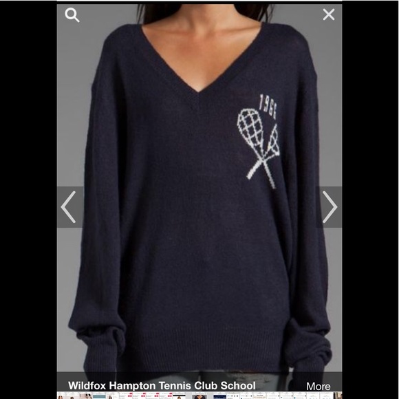 Wildfox Sweaters - Wildfox White Label Tennis Club Sweater.